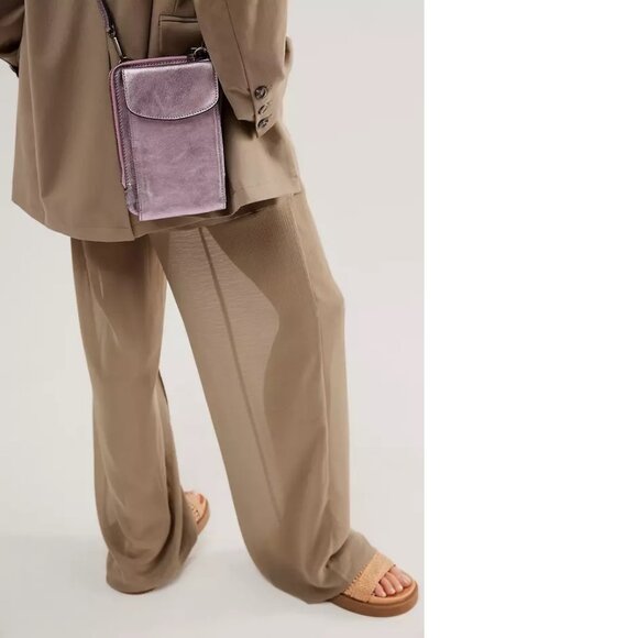 Free People Sheer Soul Suit Set Blazer and Pants Size 8 NWOT - Picture 5 of 12